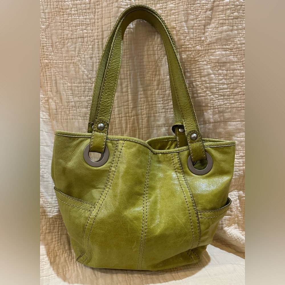 Fossil Lime green leather bag - Picture 2 of 10